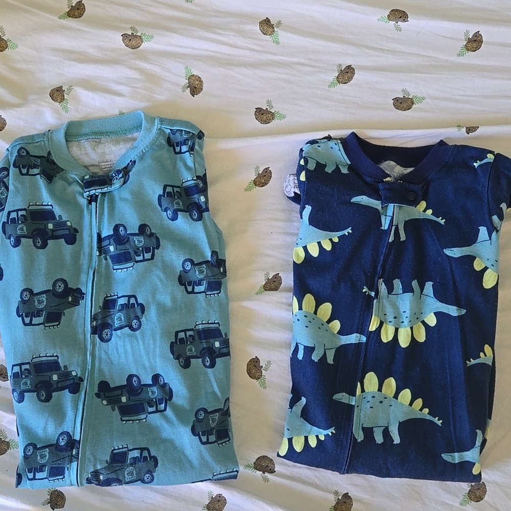 Carter's Teal and Navy Baby Sleepwear
